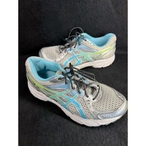 Asics Gel Contend 2 Women's Running Shoes Size 6  Gray Aqua Green